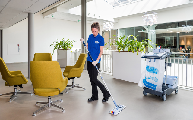 schoonmaak van condoleanceruimte en crematoria